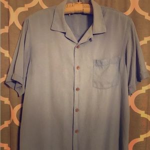 Tommy Bahama Silk Button Down Hawaiian Shirt Sz: S